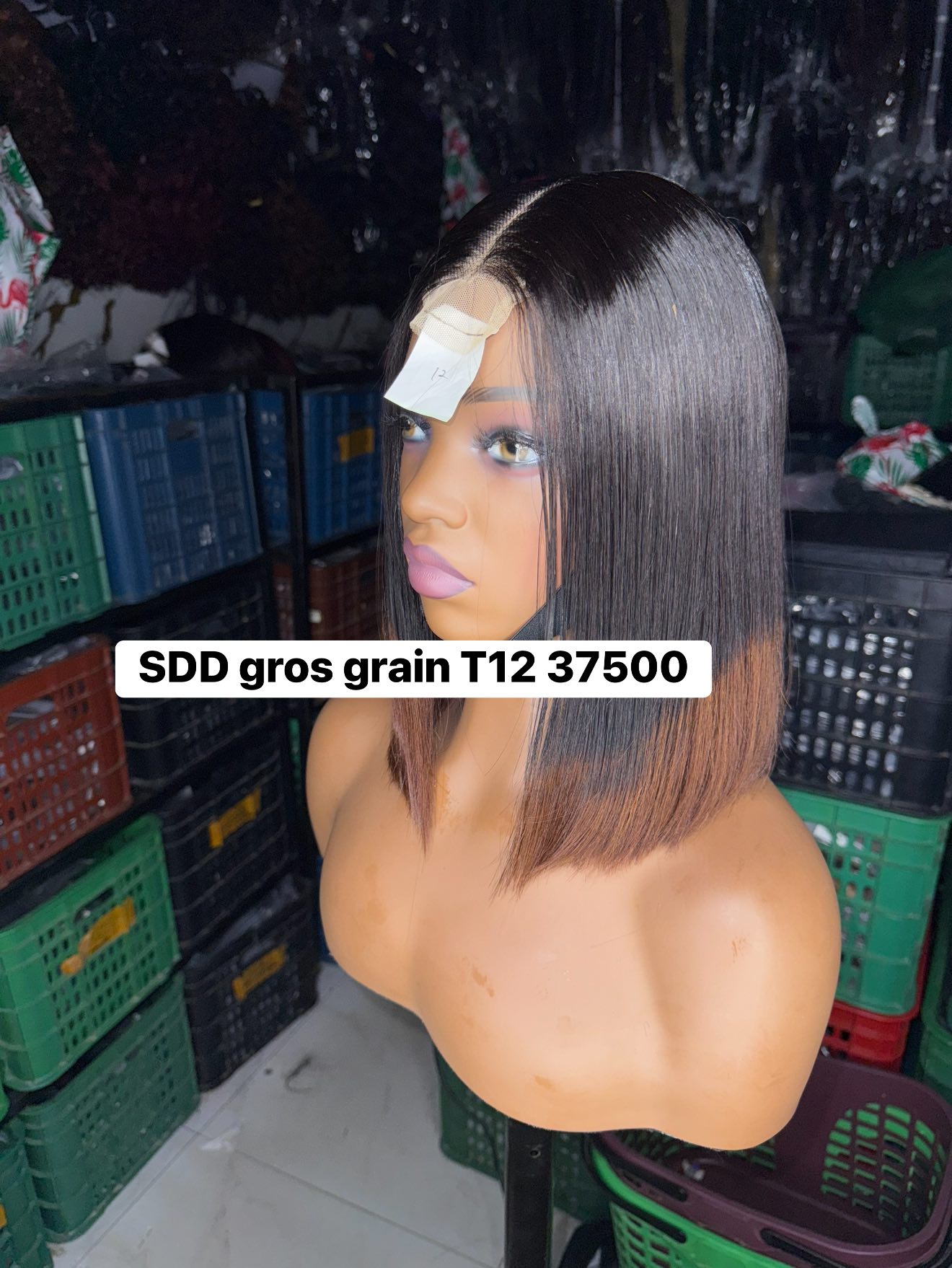 Perruque SDD gros grain T12