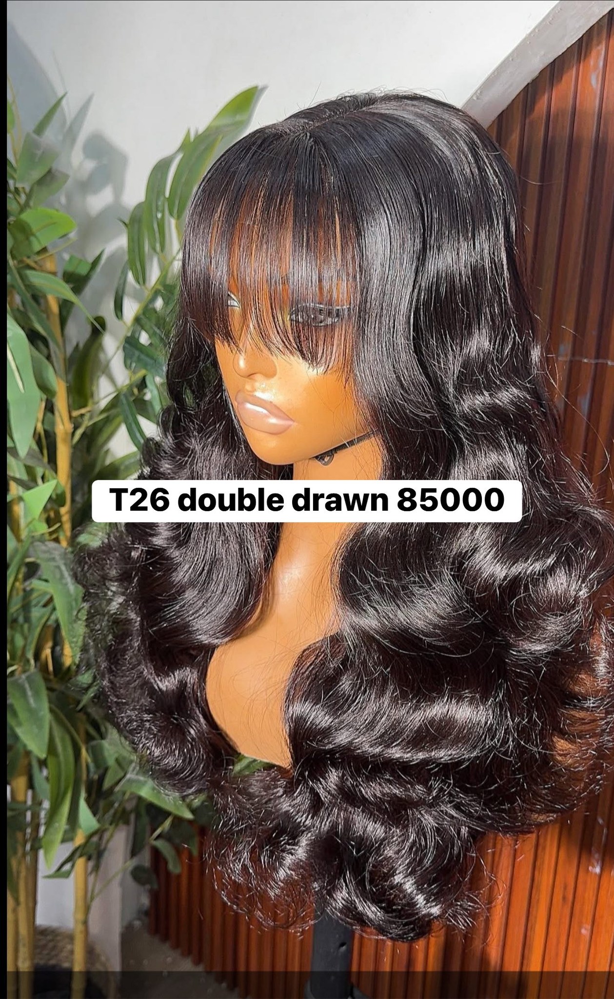 perruque T26 double drawn