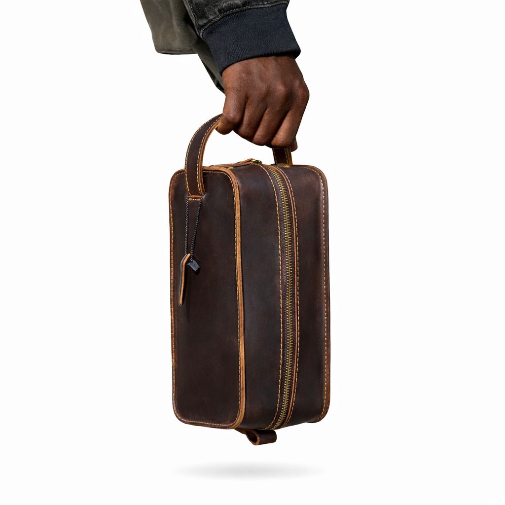 Handbag en cuir massif de buffle