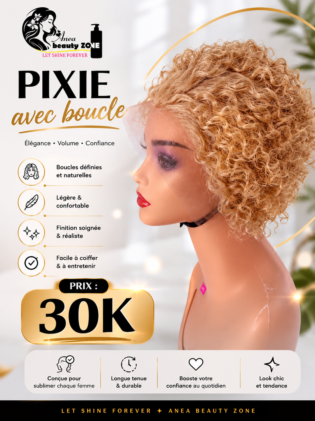 Pixie avec Boucles