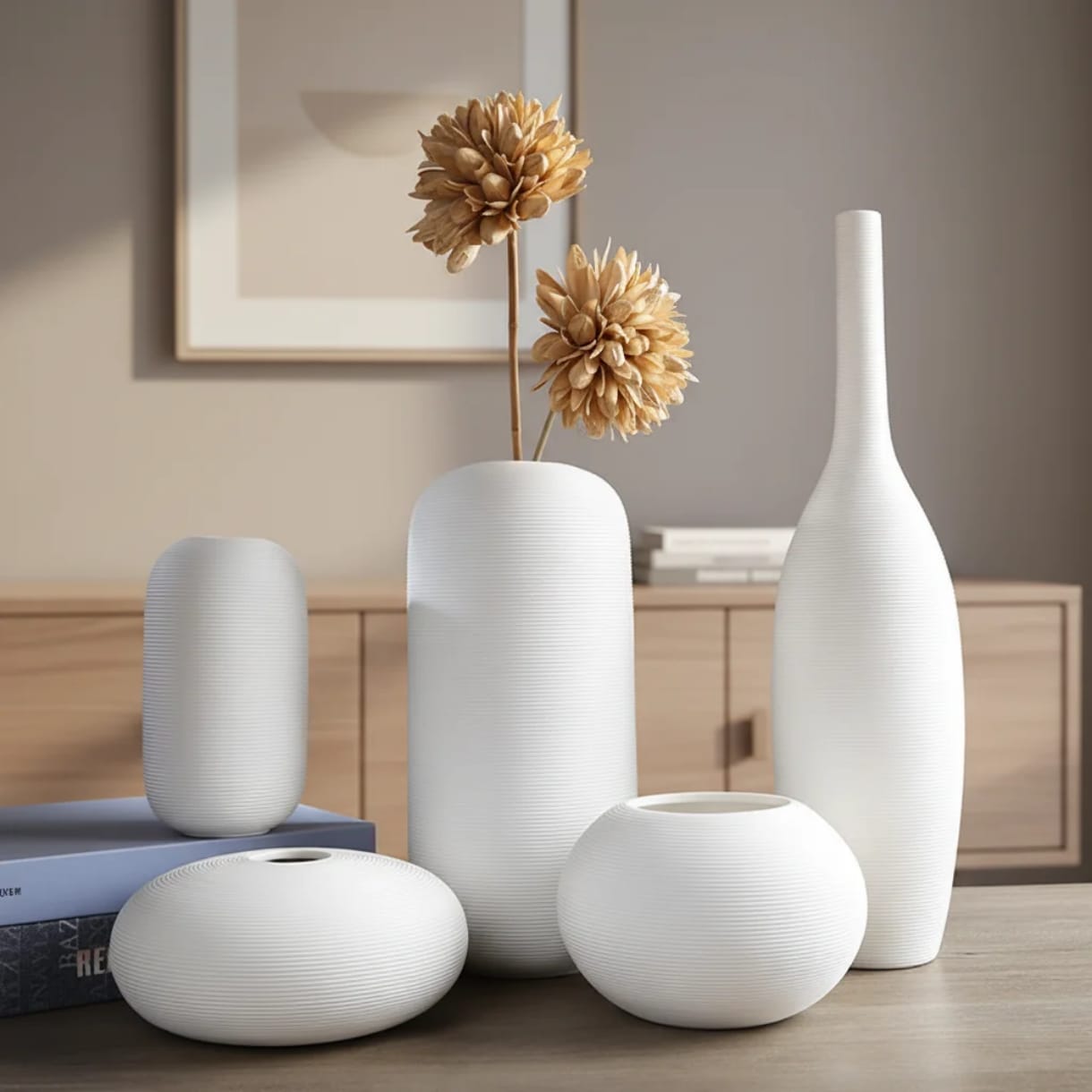 Vases en porcelaine